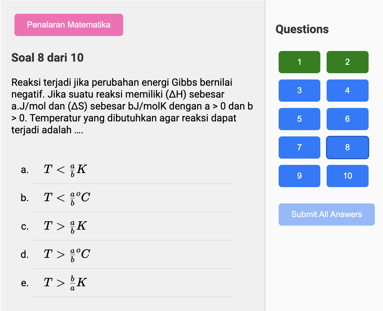 Contoh Soal Panalaran Matematika SNBT dan Pembahasan